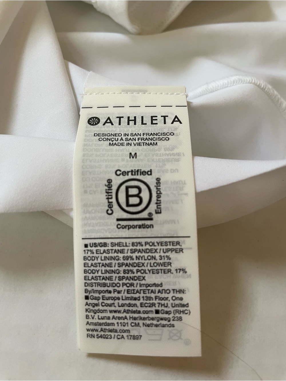 Athleta White Racerback Performance Tank Dress - Picture 6 of 6